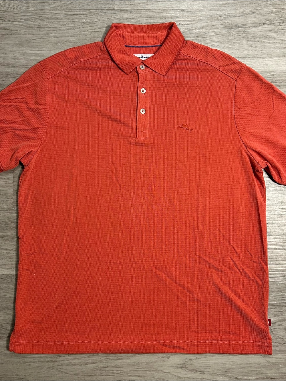 Tommy Bahama Red Short Sleeve Polo